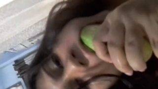 Big cucumber desi masturbation video