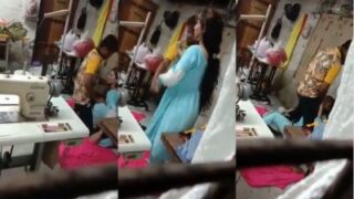 Tailor fucks his sexy customer brutally